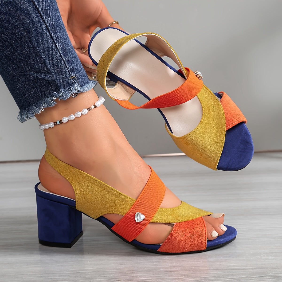 Rosalie | Tacones de bloque ortopédicos y confort