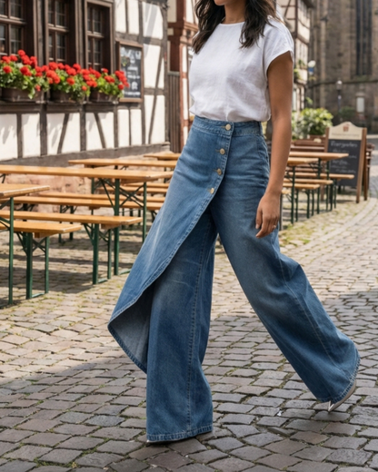 PANTALONES VAQUEROS CON VUELTA