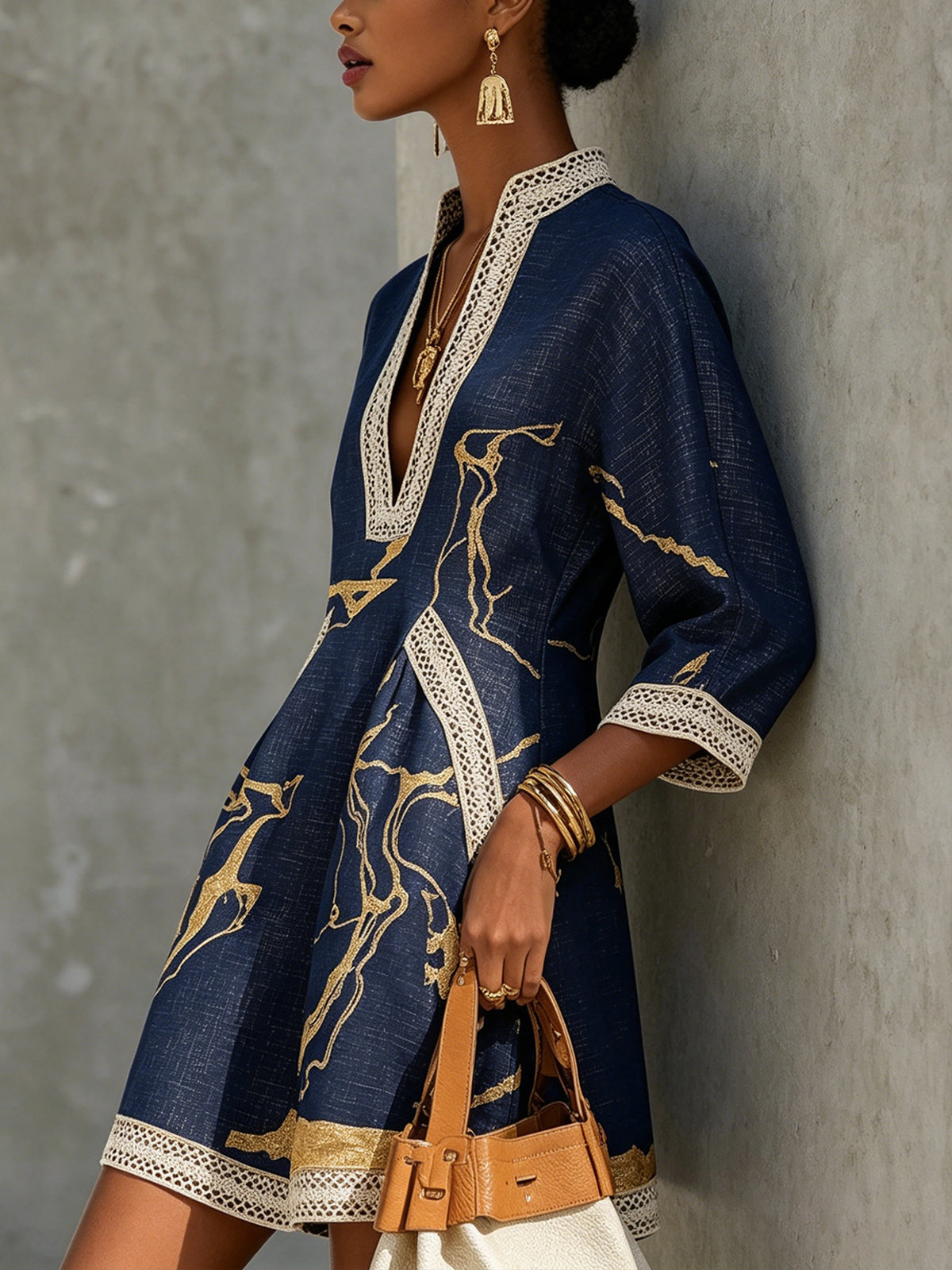 Liora - Vestido Aura Dorada