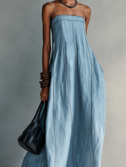Alesia - Vestido Riviera Rayas Elegantes