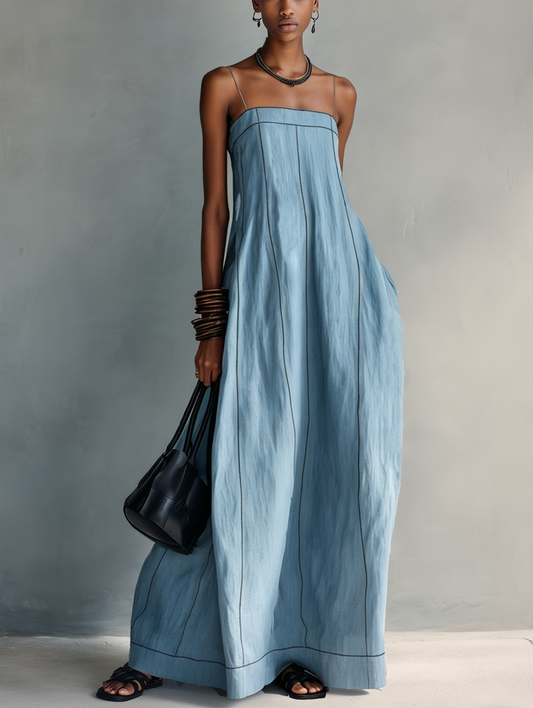 Alesia - Vestido Riviera Rayas Elegantes