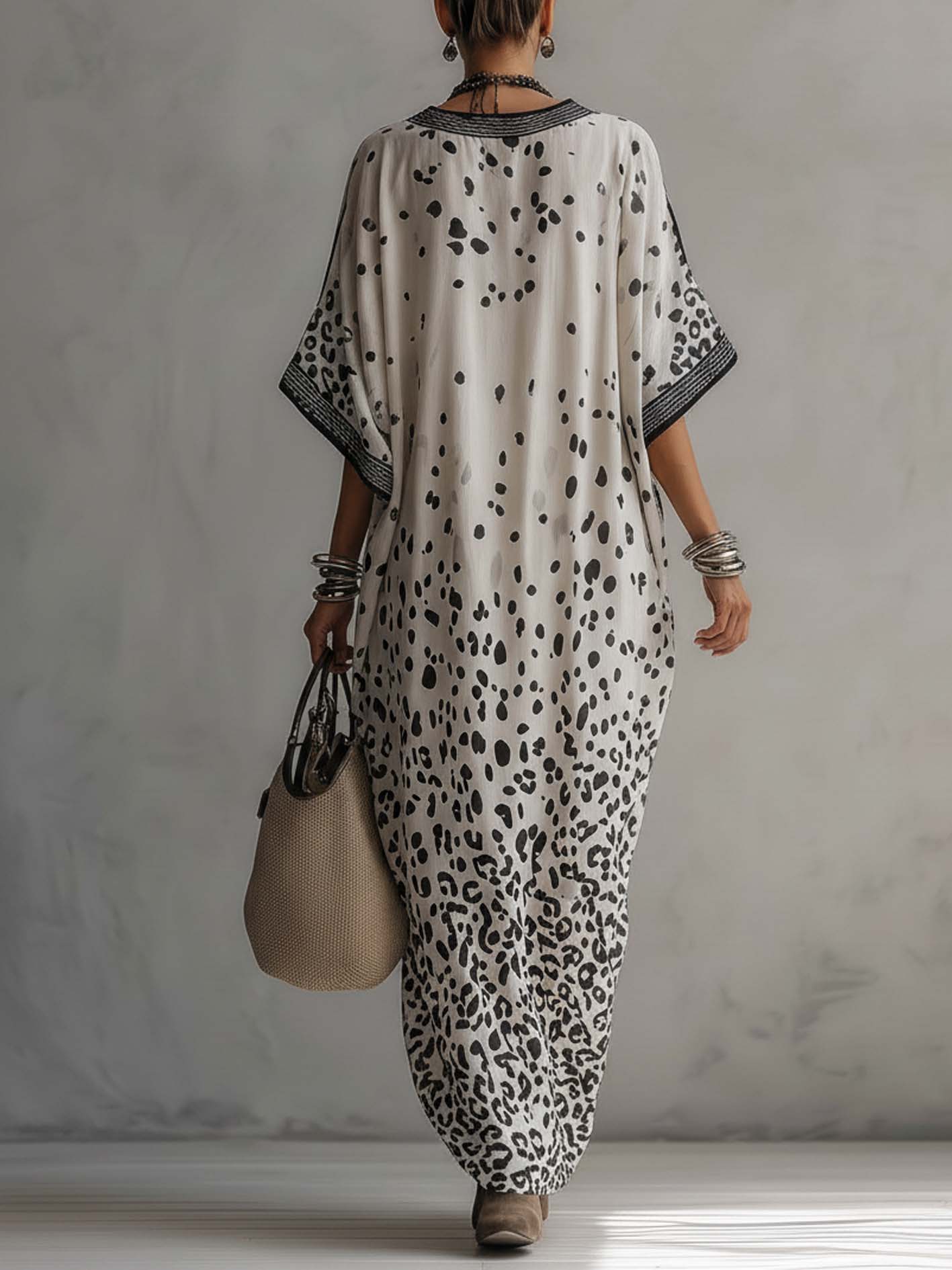 Alessia - Vestido fluido animal print