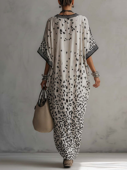 Alessia - Vestido fluido animal print