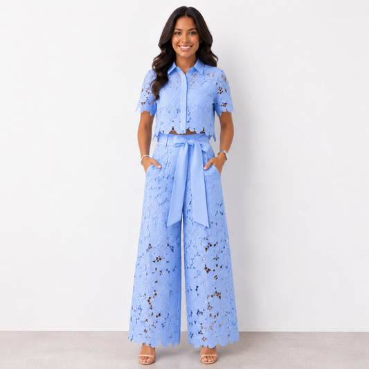 Carla • Conjunto de Encaje Floral