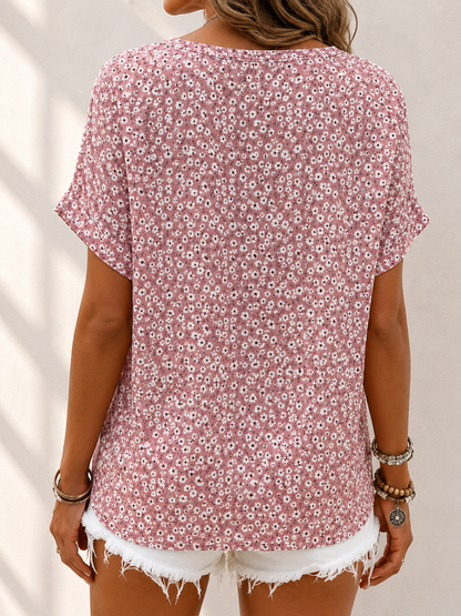 Caroline | Blusa elegante floreada