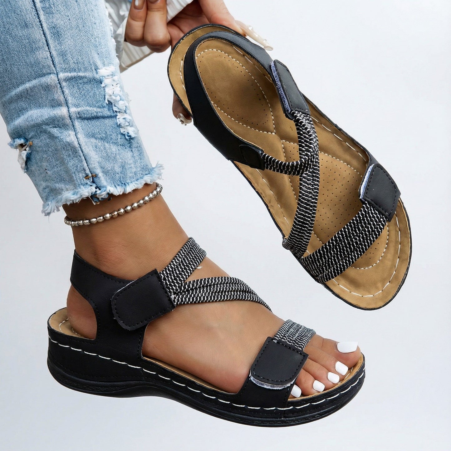 Léana | Sandalias ortopédicas de confort
