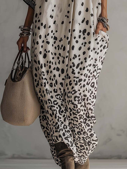 Alessia - Vestido fluido animal print