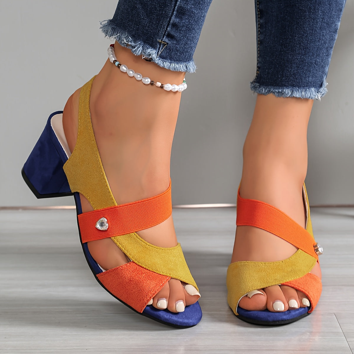 Rosalie | Tacones de bloque ortopédicos y confort
