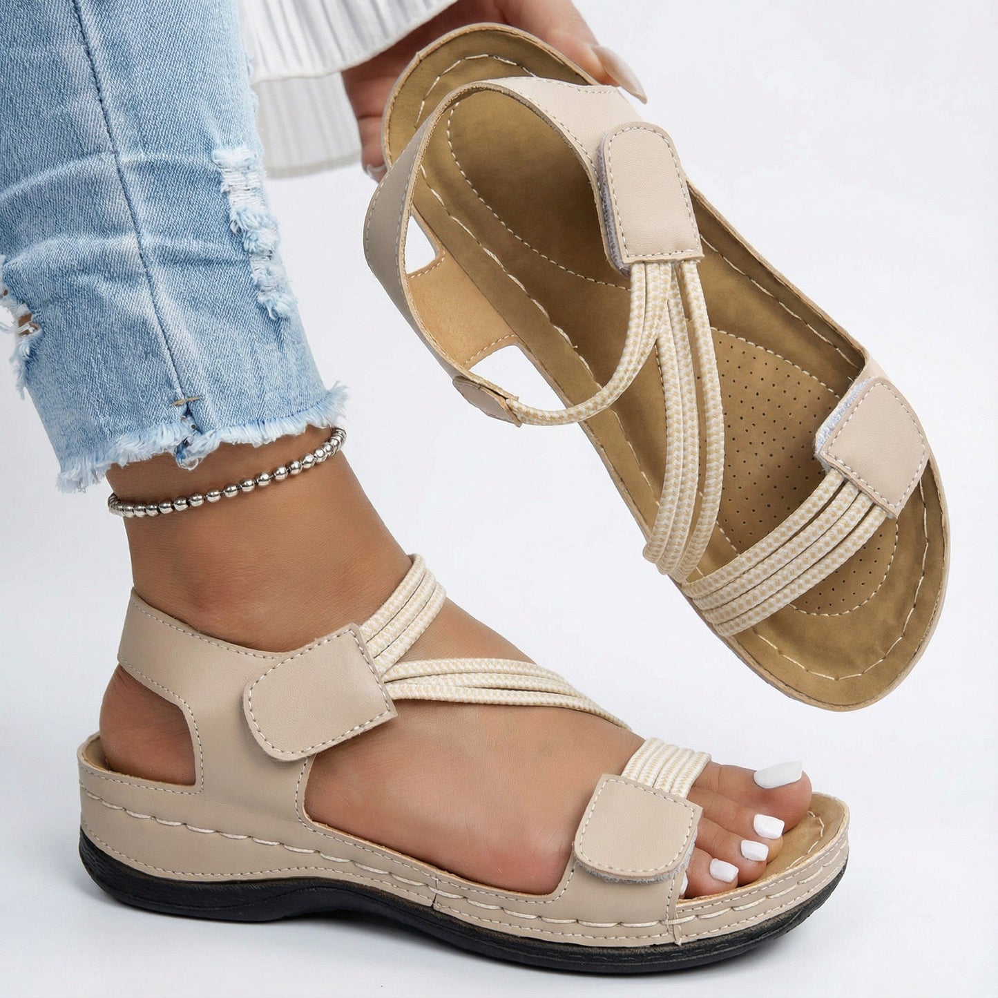 Léana | Sandalias ortopédicas de confort