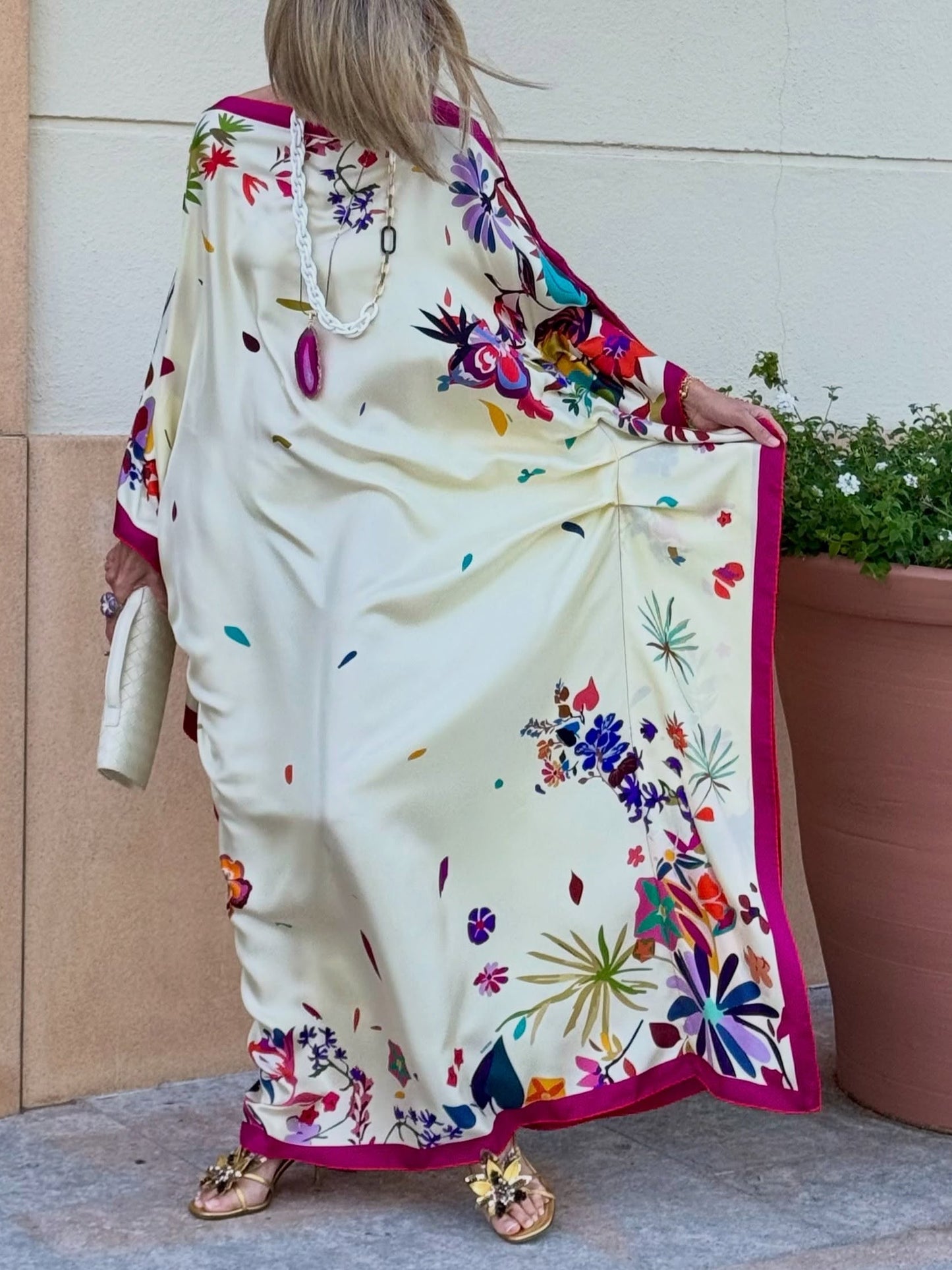Aurea - Vestido Seda Imperial