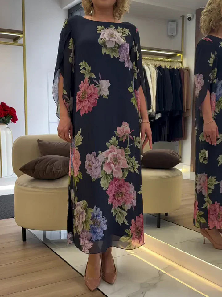 Léonie | Vestido floral largo