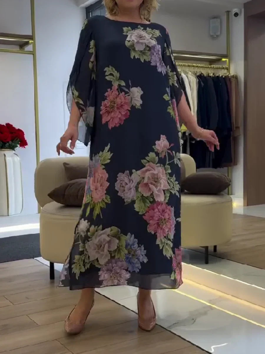 Léonie | Vestido floral largo
