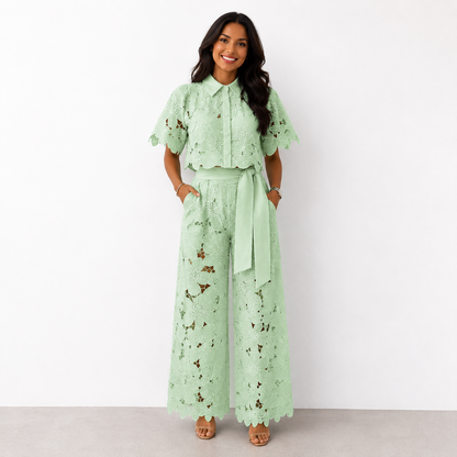 Carla • Conjunto de Encaje Floral