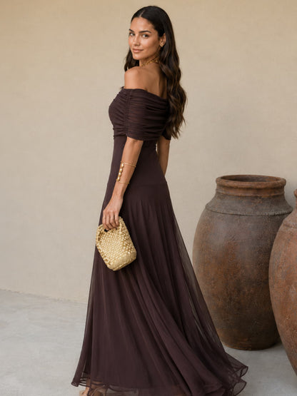 Vestido Toledo en color marrón