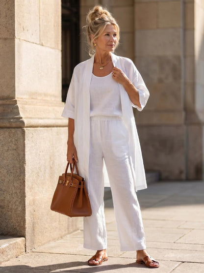 Astrid | Conjunto de lino ligero