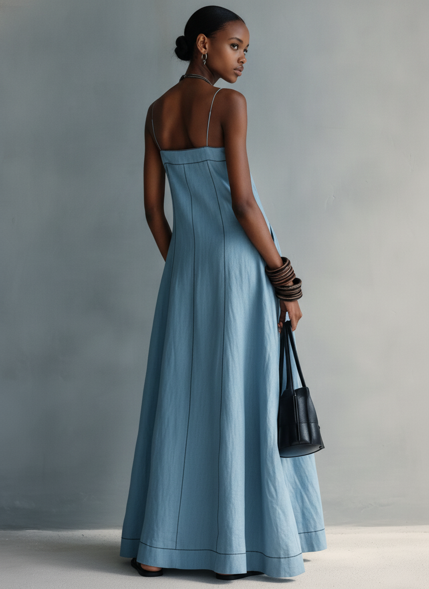 Alesia - Vestido Riviera Rayas Elegantes
