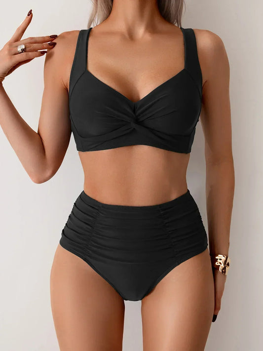 Maria | Conjunto de bikini de verano de cintura alta