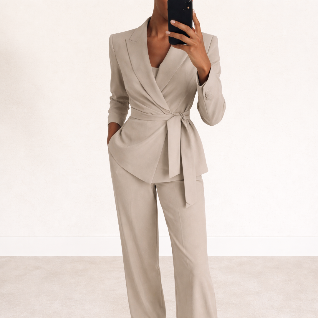 Veronica™ | Conjunto Elegante con Lazo
