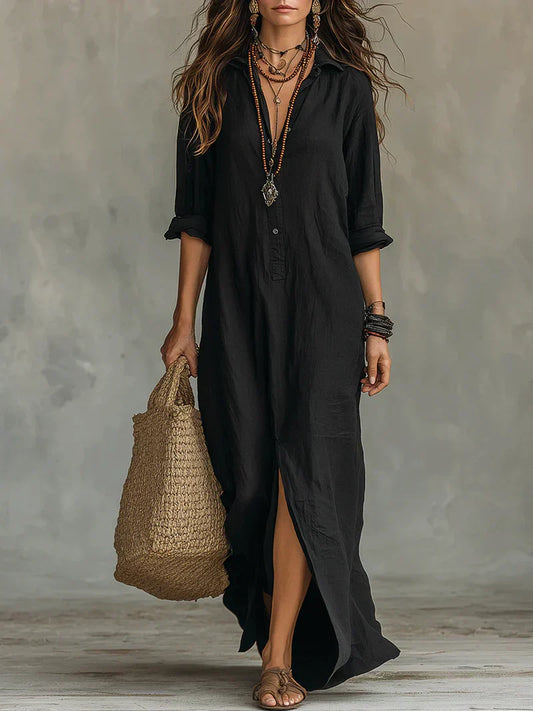 Claire | Vestido maxi elegante con silueta favorecedora