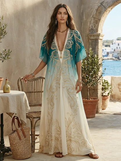 Zafira - Vestido Sol Dorado