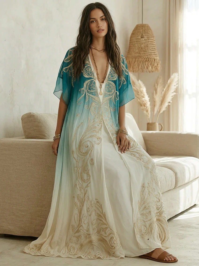 Zafira - Vestido Sol Dorado