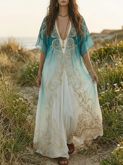 Zafira - Vestido Sol Dorado