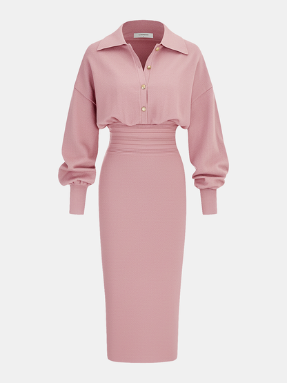 Milano Chocolate — rosa: vista del vestido.