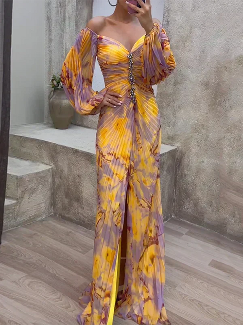 Celia - Vestido elegante con escote en V