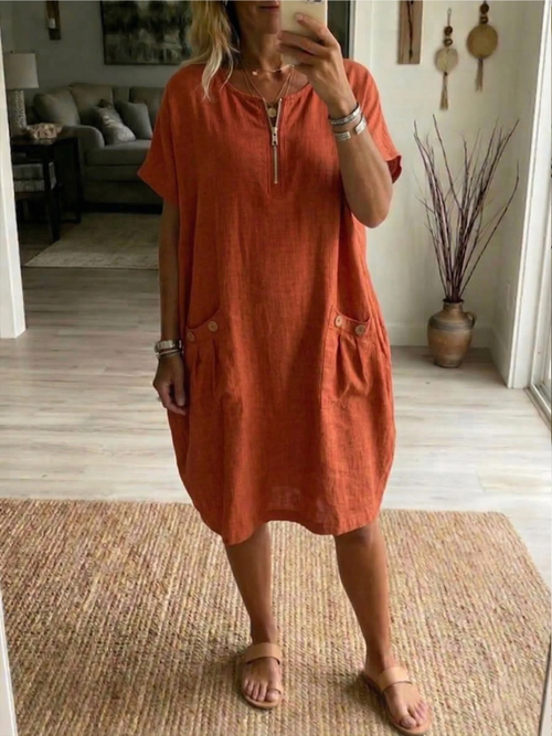 Valérie | Vestido con cremallera