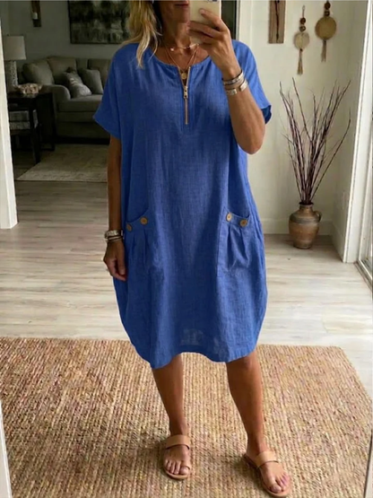 Valérie | Vestido con cremallera