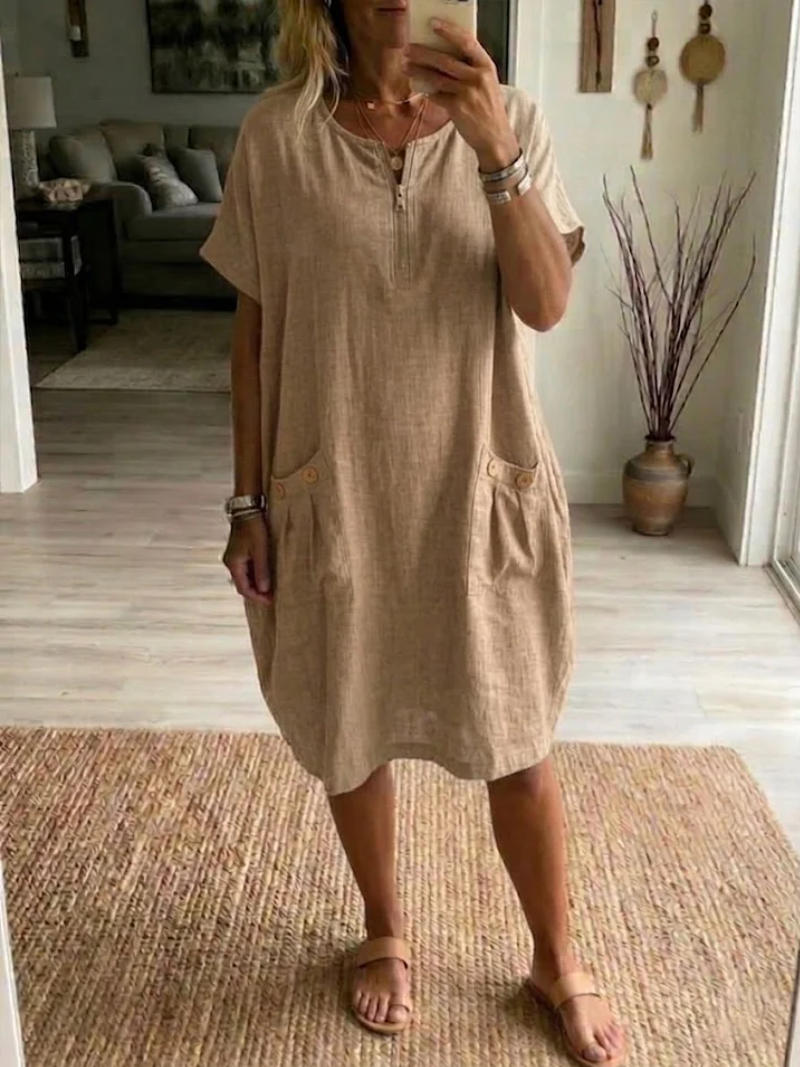 Valérie | Vestido con cremallera