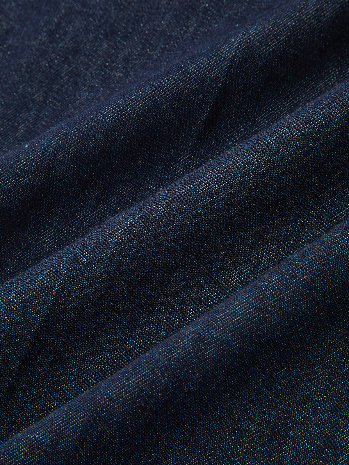 Denim Milano — azul marino: detalle del denim.