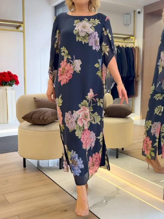 Léonie | Vestido floral largo