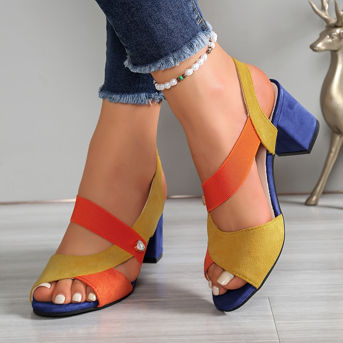 Rosalie | Tacones de bloque ortopédicos y confort
