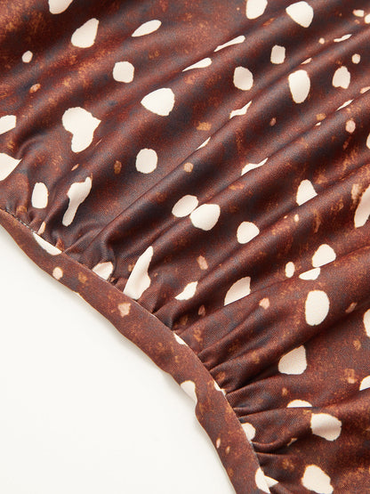 Fauna Chocolate — marrón: detalle del acabado.