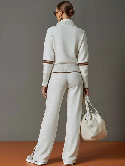 Maria | Blusa y pantalón de pernera ancha