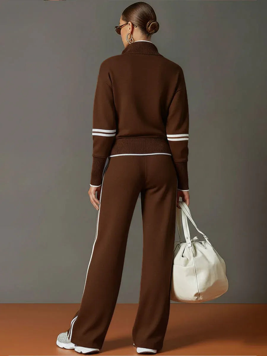Maria | Blusa y pantalón de pernera ancha