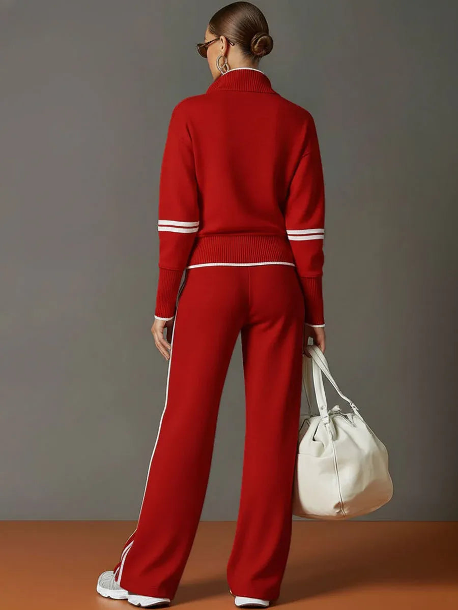 Maria | Blusa y pantalón de pernera ancha
