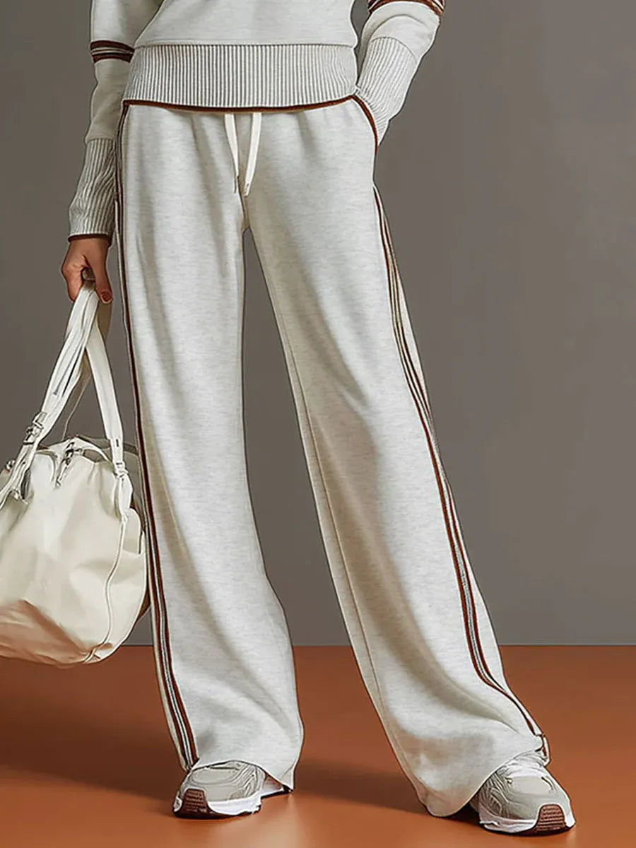 Maria | Blusa y pantalón de pernera ancha