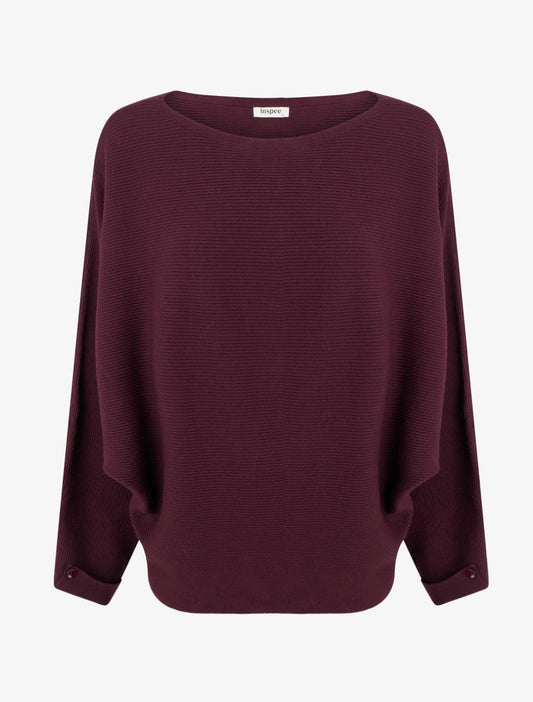 Jersey Acela Bordeaux burdeos de mujer - AURA MILANO