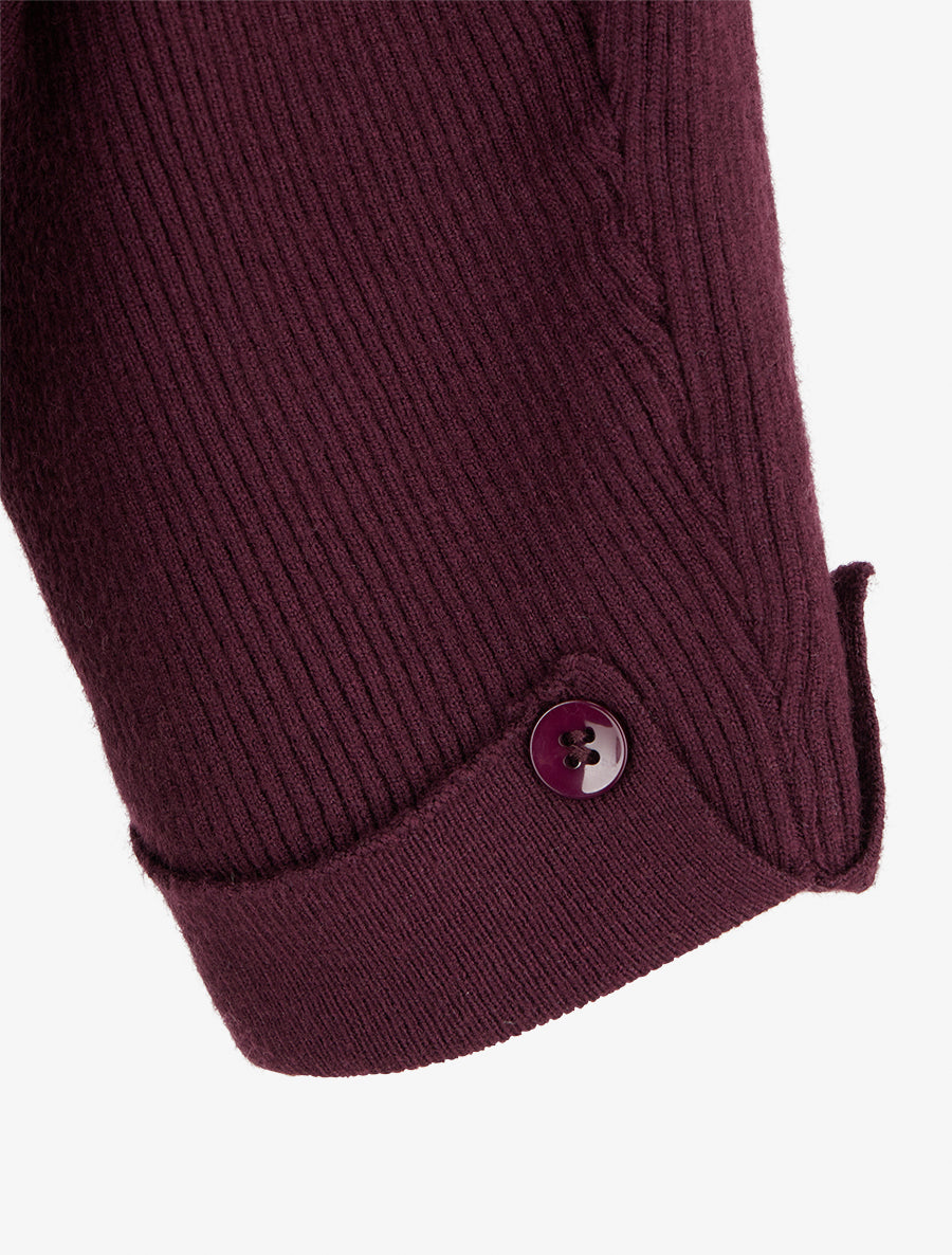 Jersey Acela Bordeaux vista trasera - AURA MILANO