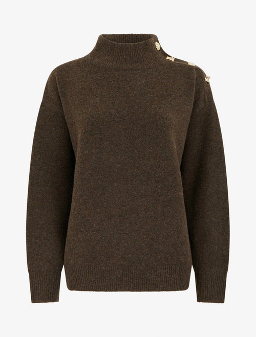 Jersey Adamina Mocha marrón de mujer - AURA MILANO