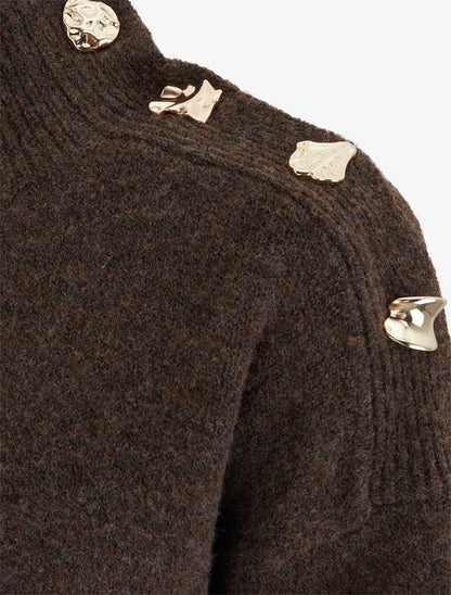 Jersey Adamina Mocha vista trasera - AURA MILANO