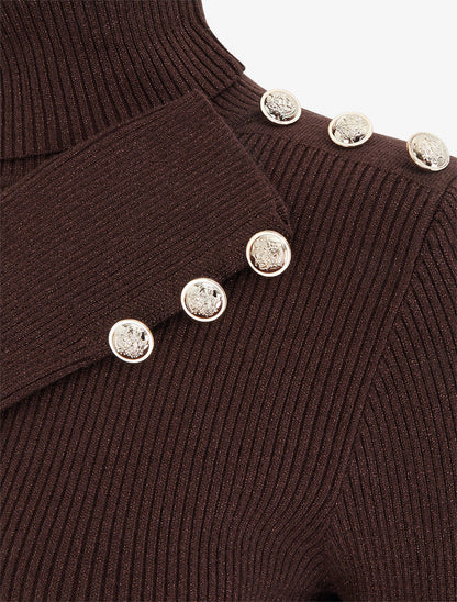 Jersey Valentina Chocolate vista trasera - AURA MILANO